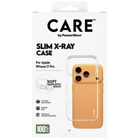 PANZERGLASS ETUI CARE FASHIONABLE X-RAY SOFT BASIC DO IPHONE 17 PRO