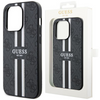 Etui Guess GUHMP14XP4RPSK na iPhone 14 Pro Max 6.7" - czarne 4G Printed Stripes MagSafe