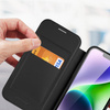 Etui magnetyczne z klapką Dux Ducis Skin X Pro z MagSafe do iPhone 15 - czarne