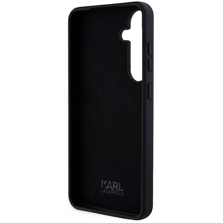 Etui Karl Lagerfeld Silicone Ikonik na Samsung Galaxy S24+ - czarne