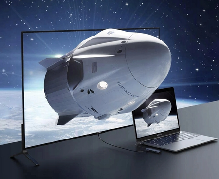 Adapter do laptopa CO2, Hub 9w1, USB-C, HDMI ,4K, karta SD , karta Micro SD, Ethernet Gigabit, Jack 3,5 mm, Space gray 0044