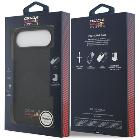 Etui Red Bull Meshed Debossed Bull       MagSafe do iPhone Air granatowy