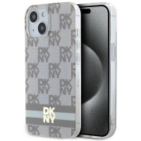 DKNY ETUI HARDCASE DO IPHONE 15 PLUS 14 PLUS 6.7 IML CHECKERED MONO