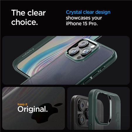 Spigen Ultra Hybrid, frost green - iPhone 15 Pro