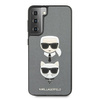 Karl Lagerfeld KLHCS21MSAKICKCSL S21+ G996 srebrny/silver hardcase Saffiano Ikonik Karl&Choupette Head
