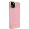 Guess GUHCP14SHGCRHP iPhone 14 6,1" różowy/pink hardcase Croco Collection