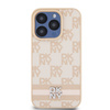 DKNY HARDCASE POKROWIEC DO IPHONE 15 PRO Z PASKAMI LEATHER CHECKERED MONO