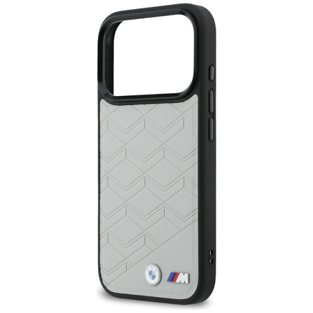 Etui BMW M Shape Logo MagSafe do iPhone  17 Pro szary