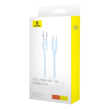 BASEUS PRZEWÓD USB-C 100W DO LAPTOP TELEFON INTELIGENTNY MONITOR