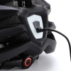 Kask rowerowy MTB Wozinsky z odpinanym daszkiem i tylną lampką USB 57-62 cm - czarny