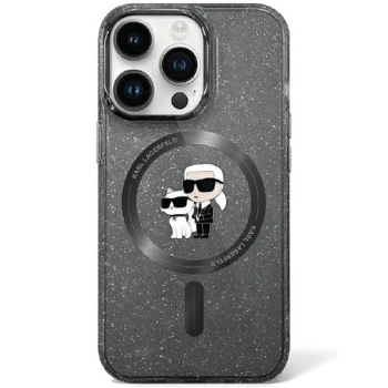 KARL LAGERFELD CASE HARDCASE DO IPHONE 11 Xr 6.1 CZARNY DO MAGSAFE