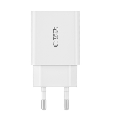 TECH-PROTECT ŁADOWARKA 2-PORTOWA PD 35W DO IPHONE 11 12 13 SZYBKA ŁADOWARKA