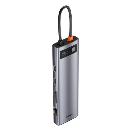 BASEUS HUB 11W1 USB-C DO MACBOOKA Z 2X HDMI 3X USB 3.0 PD VGA ETHERNET RJ45