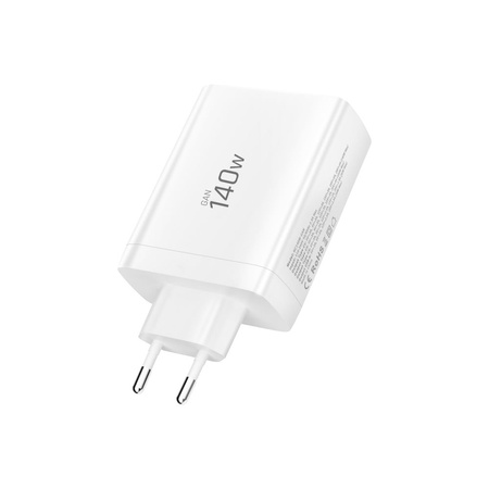 TECH-PROTECT NC140W-GAN 4-PORT NETWORK CHARGER PD 140W / QC3.0 WHITE
