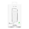 Etui Puro Lite Mag TPU+PC kompatybilne z MagSafe na iPhone 17 Air - przezroczyste z białym pierścieniem