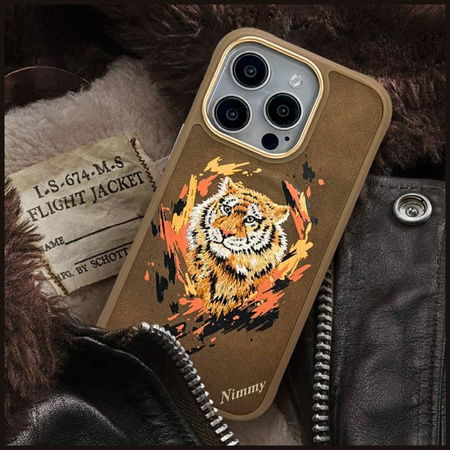 NIMMY ETUI TYGRYS DO MAGSAFE DO IPHONE 16 PRO OCHRONA Z MAGNETYCZNYM