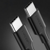 Ugreen kabel USB Typ C do ładowania i transferu danych 3A 1,5m czarny (US286)