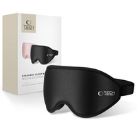 TECH-PROTECT MASKA NA OCZY EYESHADE DO OCHRONY PRZED ŚWIATŁEM MATOWA CZARNA