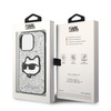 Karl Lagerfeld KLHCP14XG2CPS iPhone 14 Pro Max 6,7" srebrny/silver hardcase Glitter Choupette Patch