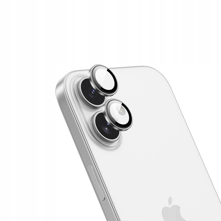 INNOSTYLE SZKŁO NA APARAT OSŁONA OCHRONA OBIEKTYWU DO IPHONE 17 SREBNE