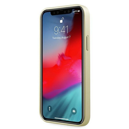 Guess GUHCP12LIGLGO iPhone 12 Pro Max 6,7" złoty/gold hardcase Iridescent