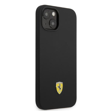 Ferrari FEHMSIP14MBK iPhone 14 Plus 6,7" czarny/black hardcase Silicone Metal Logo Magsafe