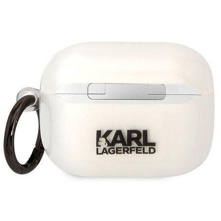 Etui Karl Lagerfeld KLAPHNCHTCT na AirPods Pro - przezroczyste Ikonik Choupette