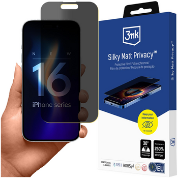 3MK FOLIA OCHRONNA SILKY MATT PRIVACY DO APPLE IPHONE 16 PRO MAX