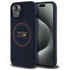 Red Bull RBHMP14S24SIILVR iPhone 14 6.1 hardcase granatowy/navy Silicone Red Ring MagSafe