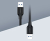 Ugreen kabel przewód USB 2.0 (męski) - USB 2.0 (męski) 0,5 m czarny (US128 10308)