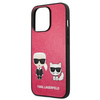 Karl Lagerfeld KLHCP13LPCUSKCP iPhone 13 Pro / 13 6,1" fuksja/fuchsia hardcase Ikonik Karl & Choupette