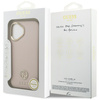 Etui Guess Grained Strass Logo MagSafe   do iPhone 17 różowy