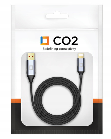CO2 ŁADOWARKA KRÓTKI KABEL USB LIGHTNING SZYBKIEGO ŁADOWANIA DO IPHONE 14