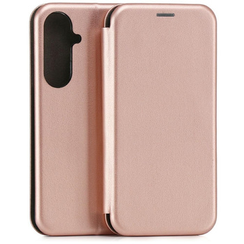 Etui Beline Book Magnetic do Samsung     Galaxy S26 Plus różowo-złoty