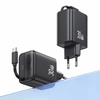 USAMS ŁADOWARKA SIECIOWA ZWIJANY KABEL USB-C DO TELEFONÓW IPHONE 30W PD QC