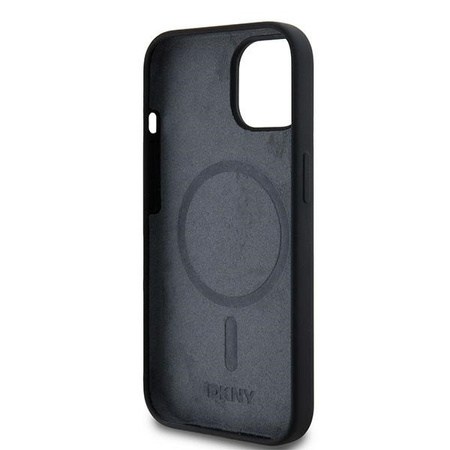 DKNY ETUI LIQUID SILICONE DO IPHONE 15 PLUS 14 PLUS 6.7 DO MAGSAFE Z LOGO