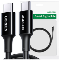 Kabel Ugreen US300 USB-C / USB-C 480Mb/s 5A 1m - czarny