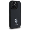 US POLO ASSN POKROWIEC CASE SKÓRZANY DO IPHONE 15 PRO MAX Z LOGO WYSZYWANE