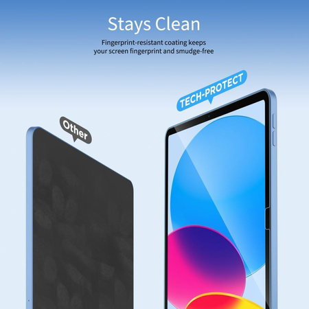 SZKŁO HARTOWANE TECH-PROTECT GLASS FIT+ 2-PACK IPAD AIR 13” 1 / 2 / 2024-2025 / PRO 13 7 / 8 / 2024-2025 CLEAR