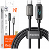 MCDODO ŁADOWARKA KABEL USB-C LIGHTNING SZYBKIEGO ŁADOWANIA DO IPHONE 1M LED