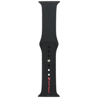 AUDI PASEK SPORTOWY DO APPLE WATCH 40 41 42MM CZARNY SILIKONOWY Z LOGO