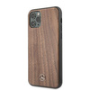 Mercedes MEHCN65VWOLB iPhone 11 Pro Max hard case brązowy/brown Wood Line Walnut