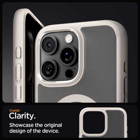 SPIGEN CASE DO MAGSAFE IPHONE 16 PRO MAX OCHRONNE TITANIUM WYSOKIEJ OCHRONY