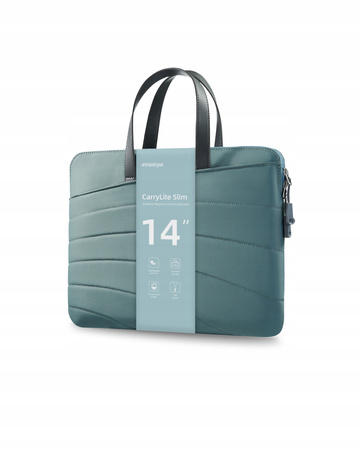 INNOSTYLE DAMSKA TORBA NA LAPTOPA 14" WODOODPORNA CARRYLITE SLIM ZIELONA