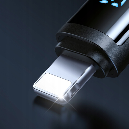 MCDODO ŁADOWARKA KABEL USB LIGHTNING SZYBKIEGO ŁADOWANIA DO IPHONE 1M LED