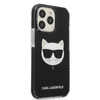 Etui Karl Lagerfeld KLHCP13LTPECK na iPhone 13 Pro / 13 hardcase - czarne Choupette Head