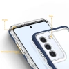 Clear 3in1 etui do Samsung Galaxy S23+ silikonowy pokrowiec z ramką niebieskie