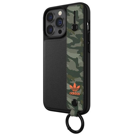 Etui Adidas OR Hand Strap Case na iPhone 13 Pro /13 czarno-zielony/black-green 47111