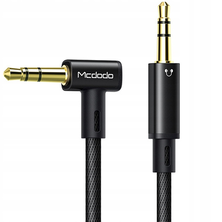 Kabel do telefonu, Typu jack, kątowy, AUX, mini jack 3,5MM, 120cm, McDodo