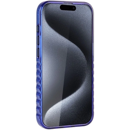 Etui Audi IML Big Logo MagSafe na iPhone 15 Pro - niebieskie